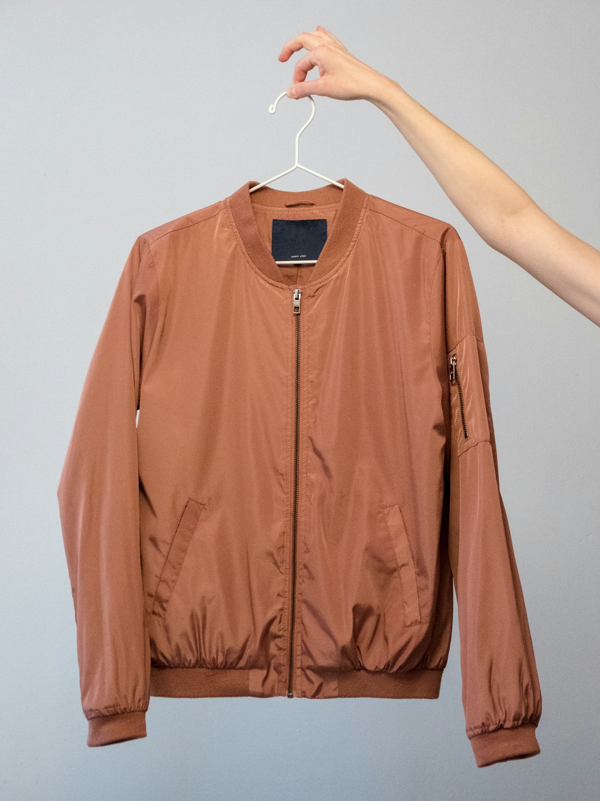 Jachetă bomber din satin